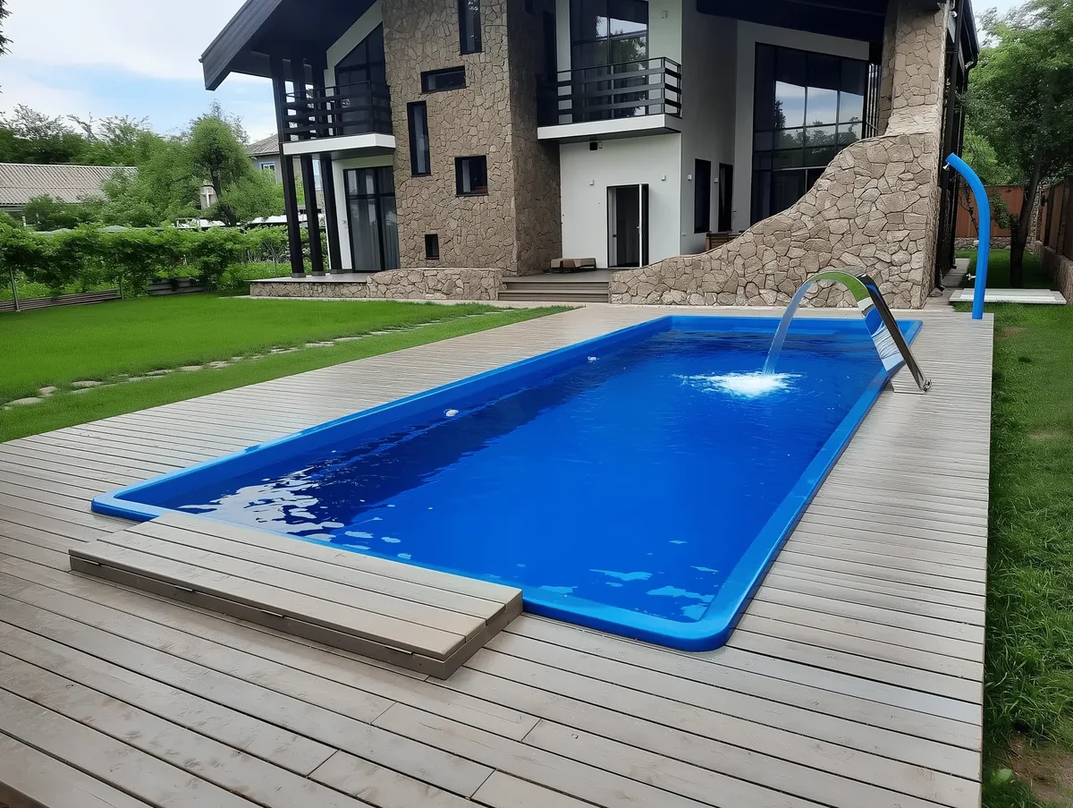 Композитный бассейн Laguna 9 — вид сверху в Иркутске