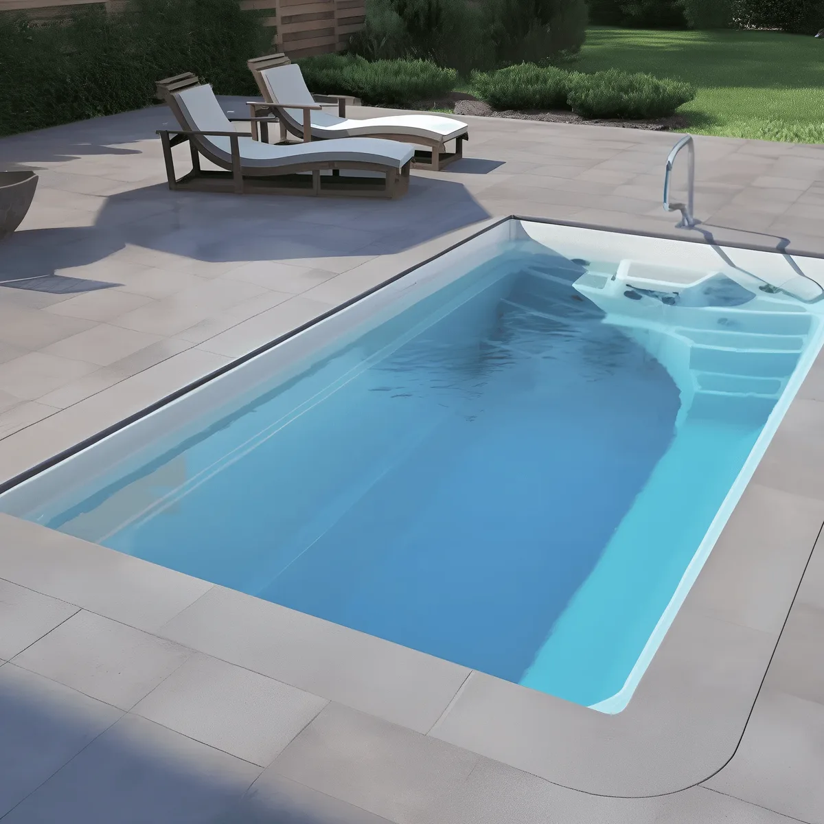 Композитный бассейн Laguna 5 — вид сверху в Иркутске